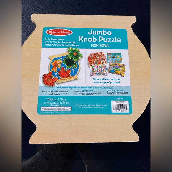 Melissa & Doug Jumbo knob Puzzle Set - Picture 8 of 8